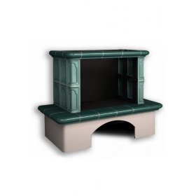 Каминная облицовка КимрПечь Гефест пристенная Волна без короба