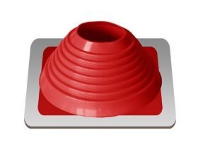 Уплотнитель кровельный №6 силикон 127-228 mm красный (RR29)