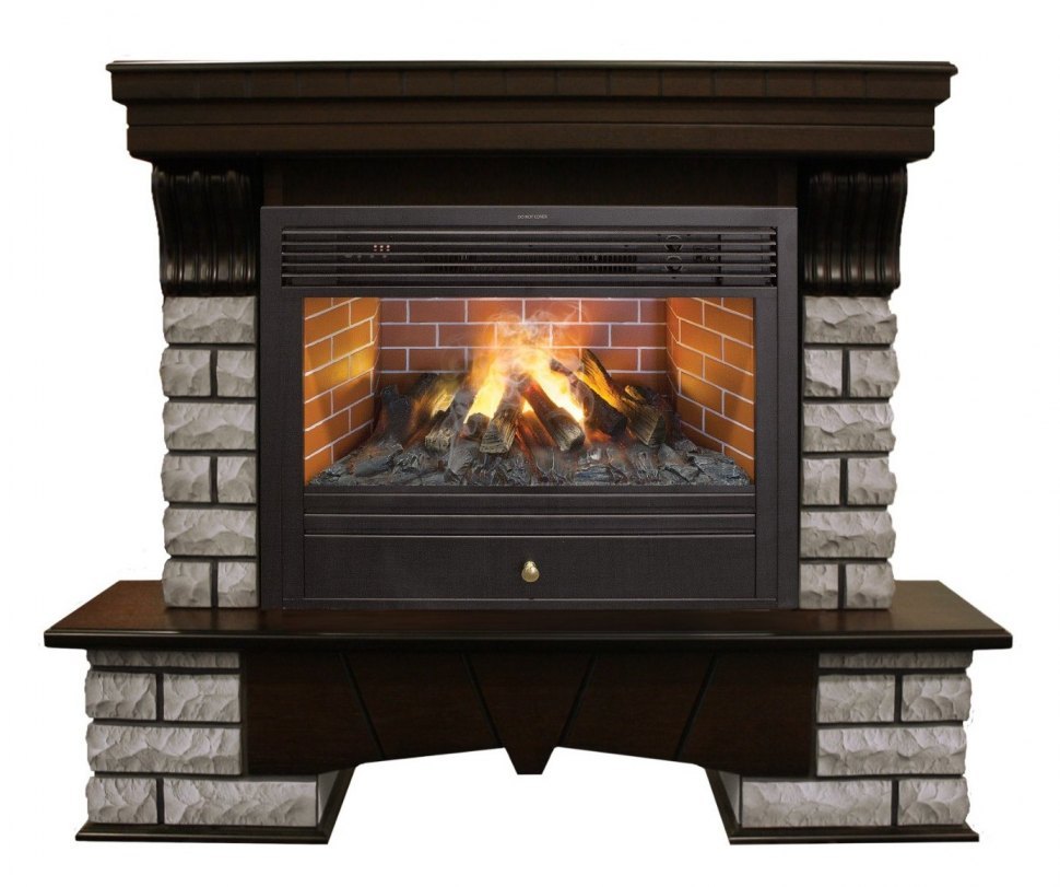 Электрокамин RealFlame Country Rock 26 AO с Novara 26 3D