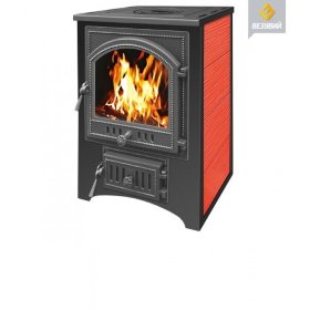 Печь-камин Везувий ПК-01 (205) с плитой (красный)