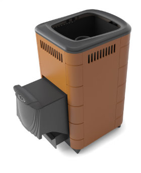 Дровяная печь для бани TMF Тунгуска Cast ДА терракота