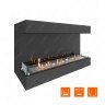 Биокамин фронтальный SteelHeat GRAND 1200 (Стекло + Стемалит)