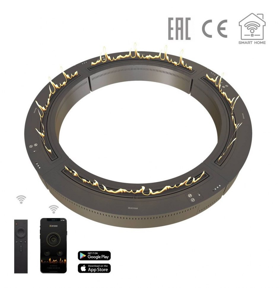 Биокамин автоматический Airtone Andalle RADIAL 750