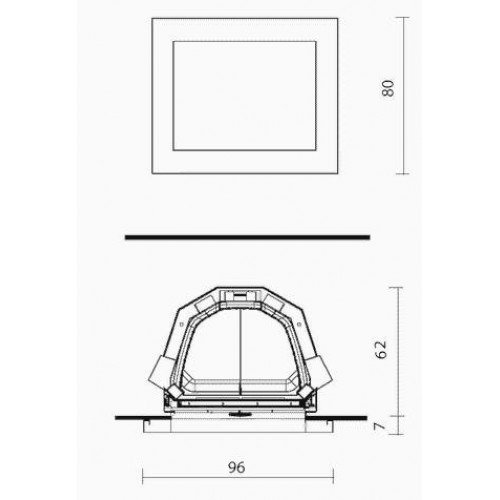 Каминная облицовка EdilKamin White