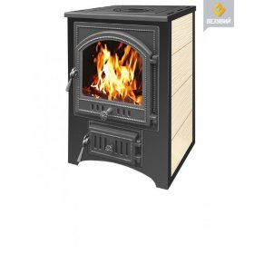 Печь-камин Везувий ПК-01 (205) с плитой (бежевый)