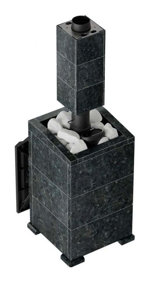 Банная печь Атмосфера XL в облицовке Пироксенит