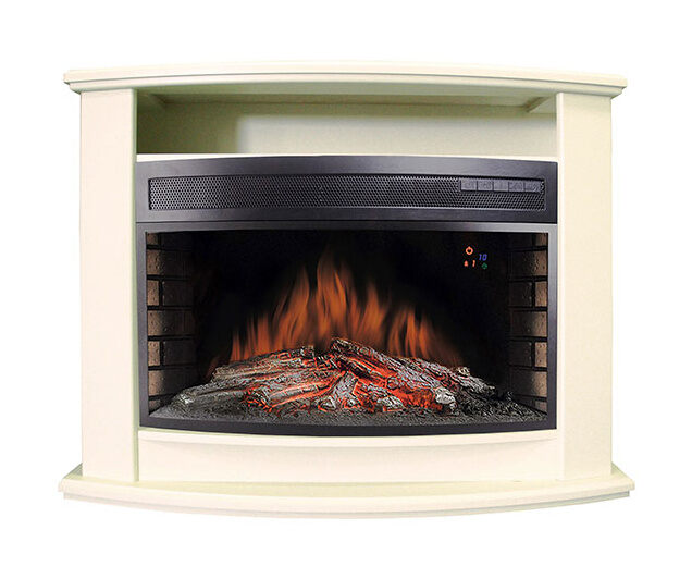 Портал Vegas фактурный белый под очаг Dioramic 33W FX