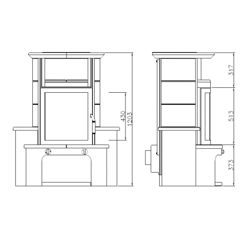 Печь Hark 34 GT, стеатит