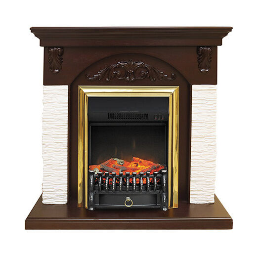 Портал Bern мелкий сланец бежевый под классические очаги