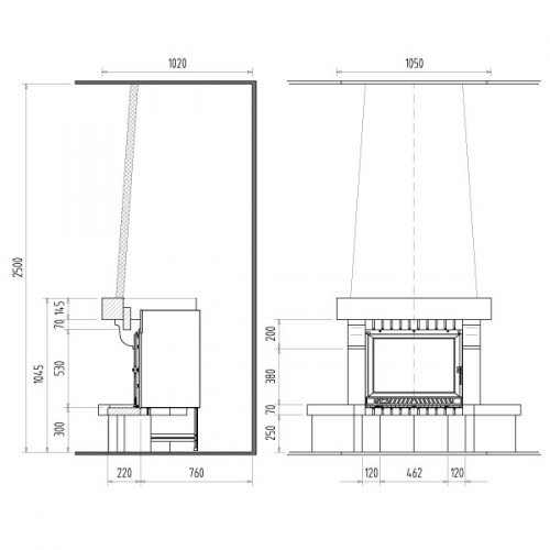 Каминная облицовка Supra Coralline
