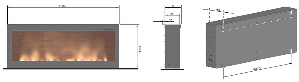 Электрокамин Dimplex Vega