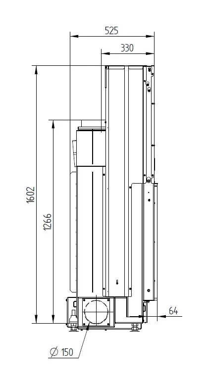 Каминная топка Hoxter Haka 89/72h