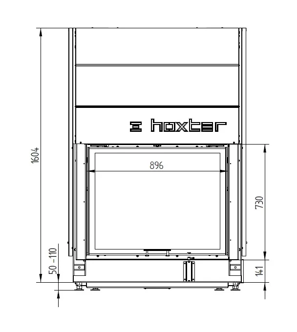 Каминная топка Hoxter Haka 89/72h