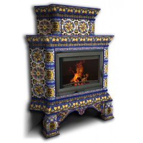 Каминная облицовка КимрПечь Кострома угловая двухъярусная Январь