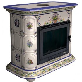 Каминная облицовка КимрПечь Прованс центральная Луг