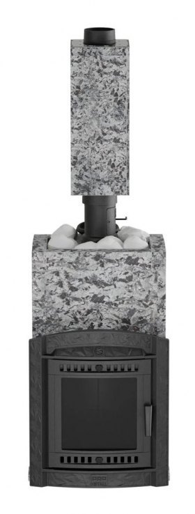 Банная печь Атмосфера XL в облицовке Пироксенит Элит