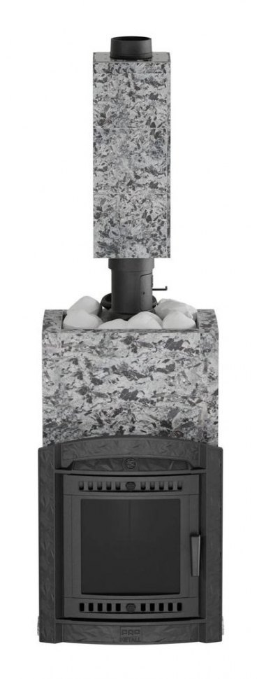 Банная печь Атмосфера XL в облицовке Пироксенит Элит