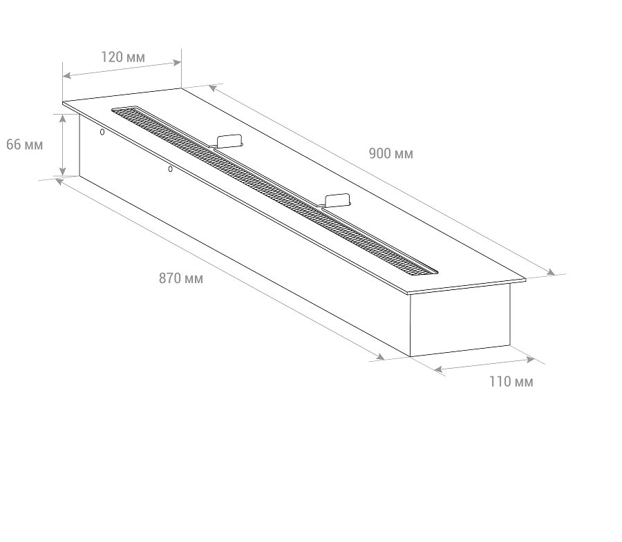 Топливный блок Lux Fire 900 M