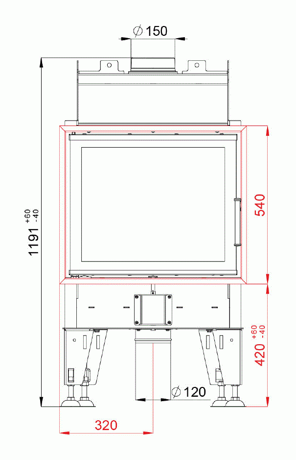 Каминная топка BeF Therm 6