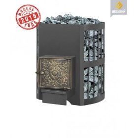 Дровяная печь для бани Везувий Скиф Стандарт 12 (ДТ-3) без выносного тоннеля 2016