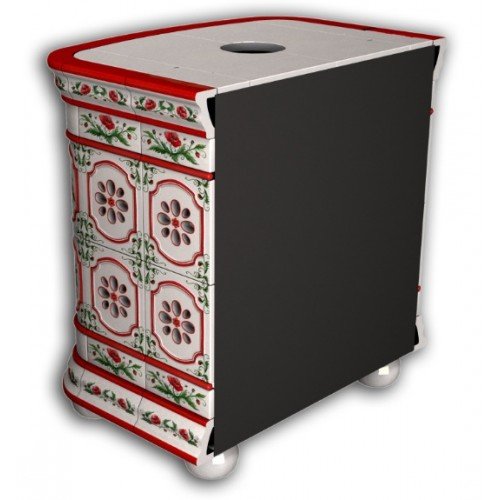 Каминная облицовка КимрПечь Сконе пристенная мини Маки