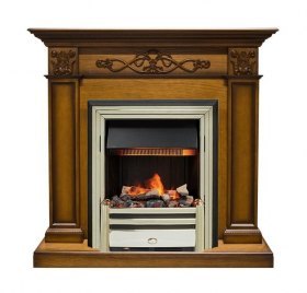 Каминокомплект Verona - Дуб антик с очагом Cavendish