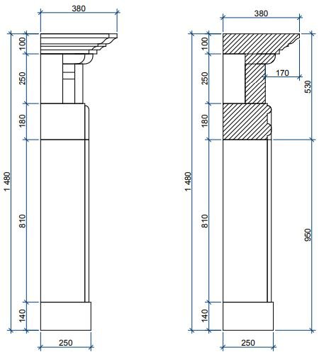 Каминная облицовка Sunhill Bordeaux