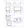 Каминная топка Romotop Heat Silent R/L 3G L 81.51.40.24 (цельное стекло)