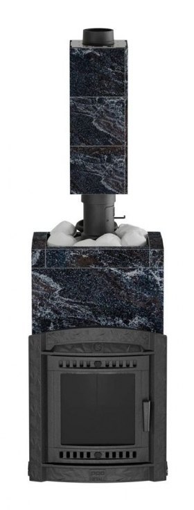 Банная печь Атмосфера XL в облицовке Амфиболит
