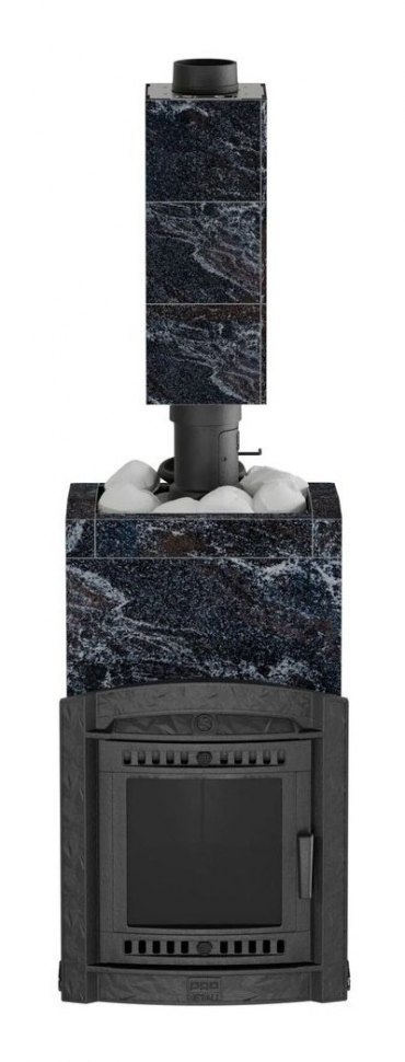 Банная печь Атмосфера XL в облицовке Амфиболит