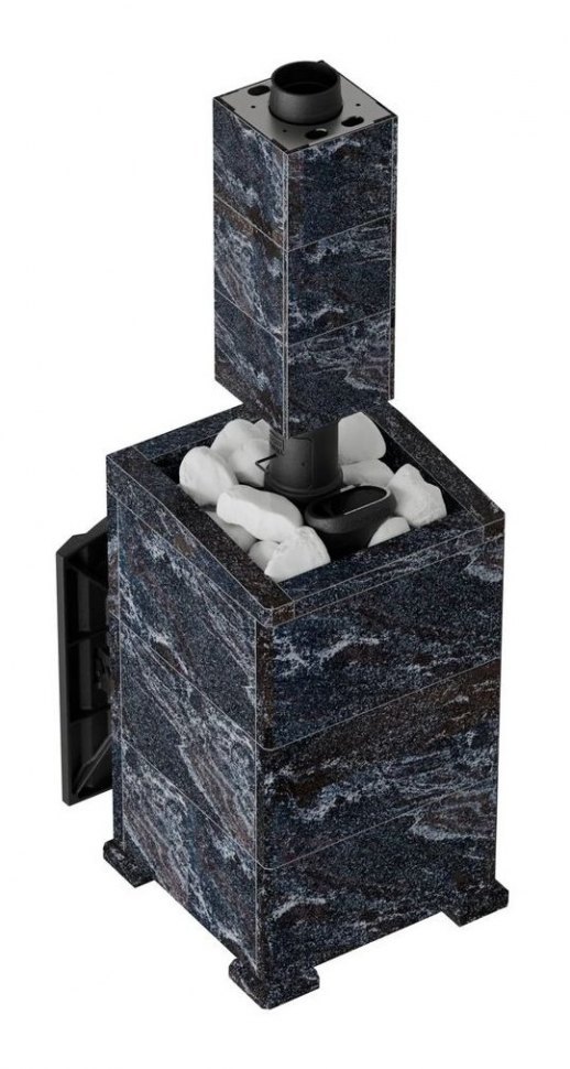 Банная печь Атмосфера XL в облицовке Амфиболит