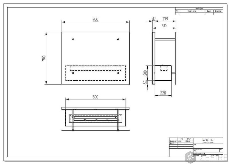 Биокамин ZeFire Amber