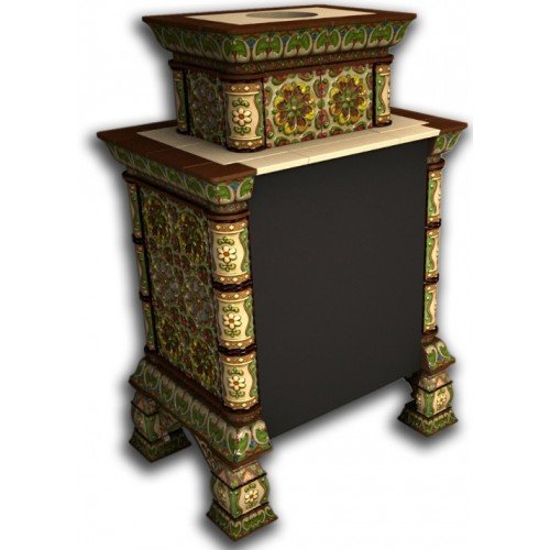 Каминная облицовка КимрПечь Кострома пристенная двухъярусная Июнь