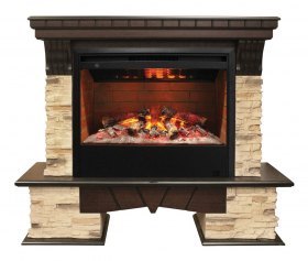 Электрокамин RealFlame Rockland 26 AO с Helios 26 3D