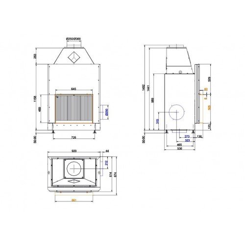 Каминная топка Brunner Urfeuer 50/66 Каминная топка Brunner Urfeuer 50/66