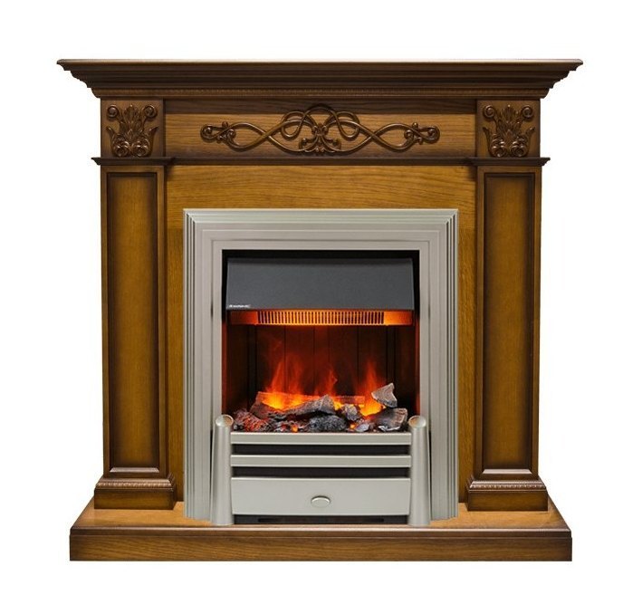 Каминокомплект Verona - Дуб антик с очагом Chesford