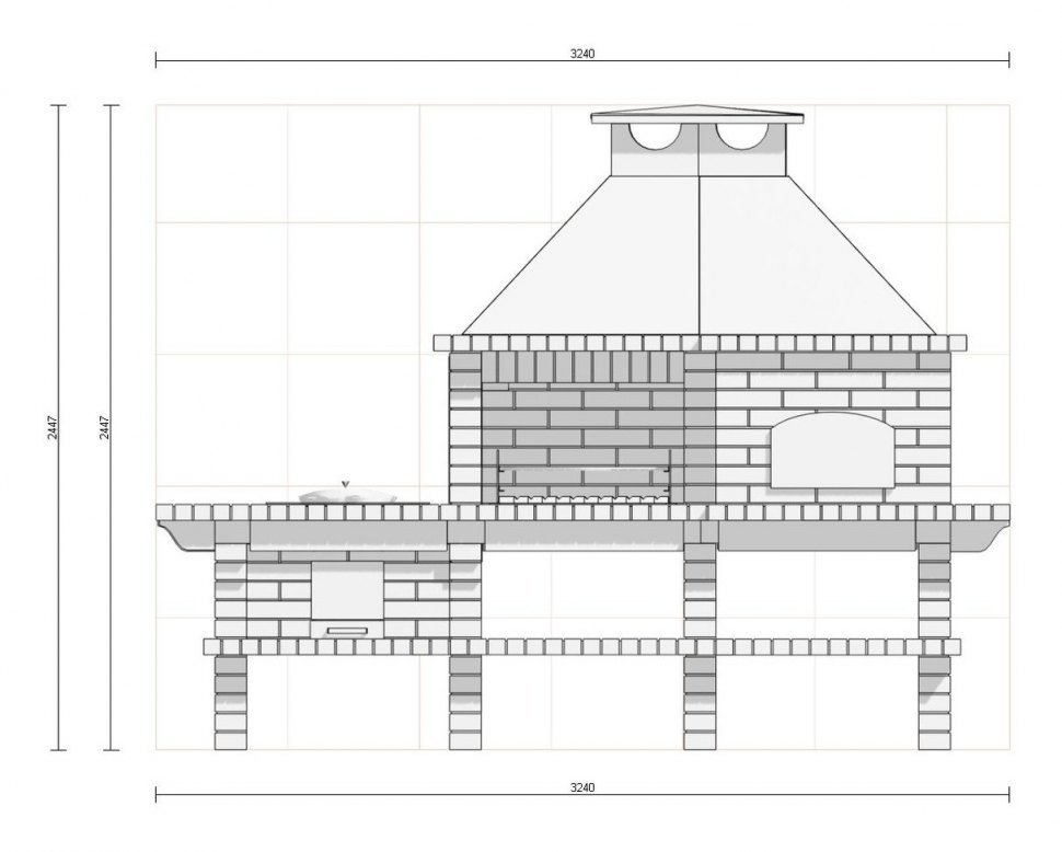 Барбекю-гриль АристократЪ 752