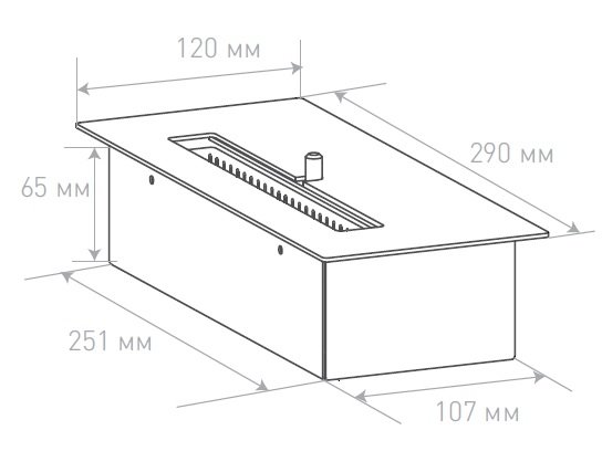 Прямоугольный контейнер Silver Smith LUX