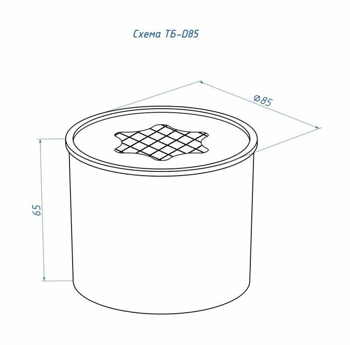 Топливный блок LUX FIRE D85 XS
