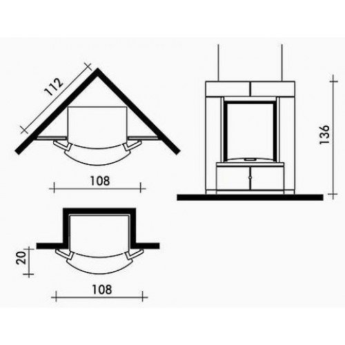 Каминная облицовка EdilKamin Canaria