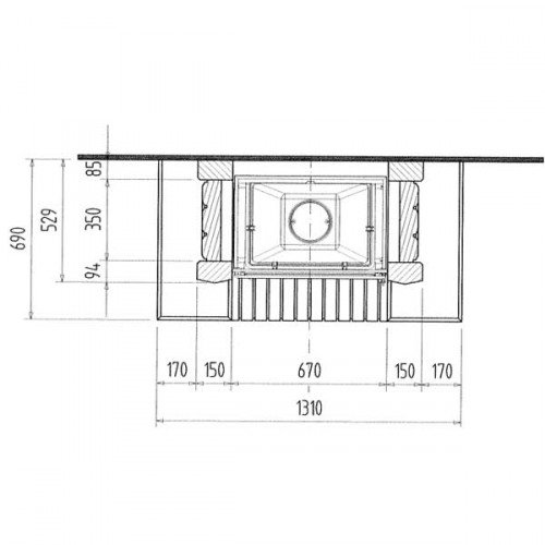 Каминная облицовка Supra Medoc