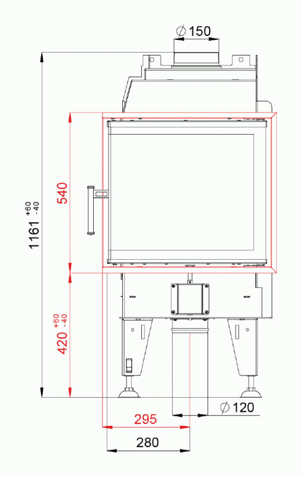 Каминная топка BeF Therm 6 CP/CL