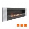 Биокамин в нишу SteelHeat LONG-V 1200 Small (Стекло)