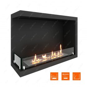 Биокамин угловой SteelHeat Leader 700 левый (Стандарт)