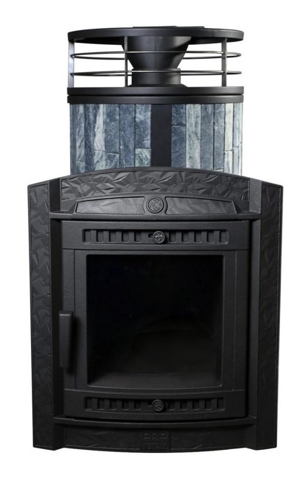 Банная печь Атмосфера L Талькохлорит ламель + сетка