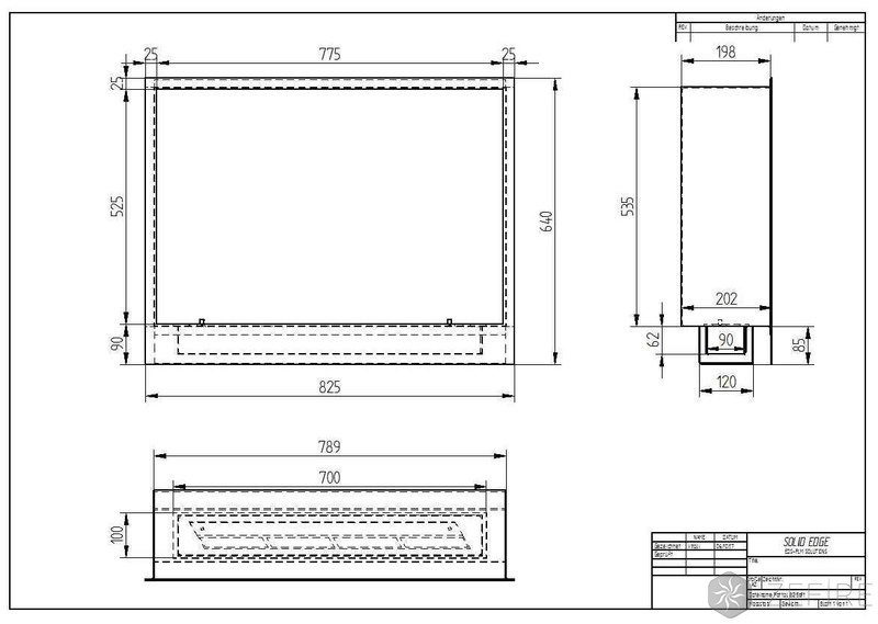 Биокамин ZeFire Standart 800 для встраивания в портал