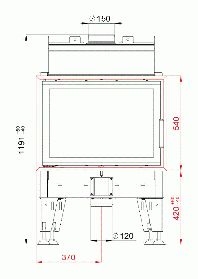 Каминная топка BeF Therm 7