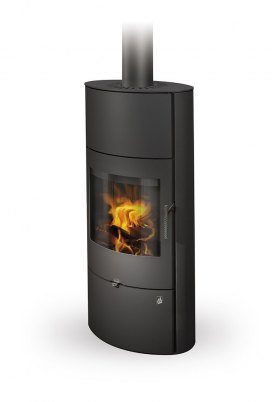 Печь-камин Romotop Ovalis Akum металл