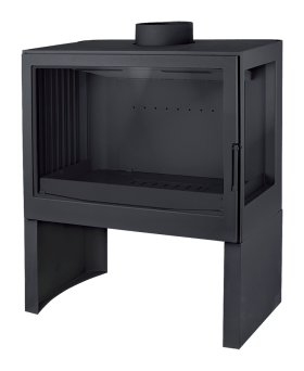 Печь L71 R, стекло справа, серая (Liseo)