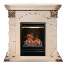 Электрокамин RealFlame Dublin Lux WT с Olympic 3D